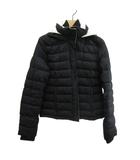 ユニクロ UNIQLO × セオリー Theory ダウンジャケット アウター ナイロン フード ハイネック ジップアップ L 黒 ブラック /XZ ■ECA003