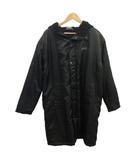 フィラ FILA ベンチコート ジャケット 上着 L 黒 ブラック 長袖 中綿 フード付き ロング丈 /GR ■ECA003