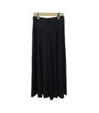 フランシュリッペ franche lippee ガウチョパンツ スカンツ M ネイビー 紺 ワイドシルエット ウエストリボン フルレングス /PP ■ECA003