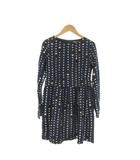 トミーヒルフィガー TOMMY HILFIGER ワンピース 子ども服(女の子用) 152 紺 ネイビー 星柄 長袖 ラウンドネック /CK2 ■ECA003