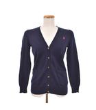 ラルフローレン RALPH LAUREN カーディガン 長袖 XL 16 紺 ネイビー ■GY58