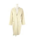 コラージュ ガリャルダガランテ COLLAGE GALLARDAGALANTE ノーカラーコート F ベージュ Vネック 長袖 /AO8 ■GY70
