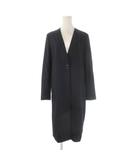 ユナイテッドアローズ UNITED ARROWS green label relaxing コート 38 紺 ネイビー 長袖 Vネック 無地 /CK11 ■GY70
