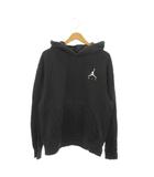 ナイキ NIKE AIR JORDAN プルパーカー スポーツウエア M 黒 ブラック フード付き 長袖 ロゴ刺繍 /MN34 ■GY70