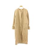 ヒューマンウーマン HUMAN WOMAN スプリングコート ロング M ベージュ /DO ■GY59