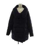 タルボット TALBOTS ダウンコート XL 紺 ネイビー 長袖 ボリュームネック 6372002-3 /GG ■GY53