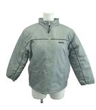 エレッセ ellesse 中綿ジャケット 140 ライトグレー 長袖 スタンドカラー パイピングデザイン ECA003 /NP ■ECA003