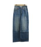 リーバイスプレミアム Levis PReMIUM デニム ジーンズ 麻 リネン 24 インディゴ ブルー ウォッシュ加工 ワイドレッグ 5ポケット フルレングス /PP ■ECA003