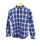 ラルフローレン RALPH LAUREN 子ども服 シャツ S 青 ブルー チェック柄 長袖 /RN ■ECB002