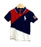 ポロ ラルフローレン POLO RALPH LAUREN 子ども服 ポロシャツ 7 紺 ネイビー 半袖 /RN ■ECB002