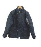 イッカ ikka ジャケット 上着 150 紺 ネイビー スタンドカラー 長袖 ジッパーポケット /NP ■ECB002