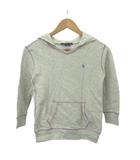 ラルフローレン RALPH LAUREN パーカー 6X グレー 長袖 フード付き Vネック /NP ■GY49