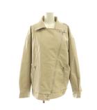アナップ ANAP フェイクレザーライダースジャケット F ベージュ /SS ■OS ■GY49