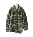 B&Y ユナイテッドアローズ BEAUTY&YOUTH ビューティー&ユース ステンカラーコート アウター チェック オフホワイト カーキブラウン ネイビー /DO ■GY49