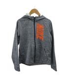 ナイキ NIKE パーカー スウェット ジュニア 子供服 長袖 裏起毛 ジップアップ ロゴ L 12-13 グレー /XZ ■GY99