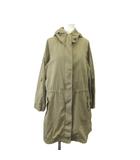 エル ELLE スプリングコート モッズコート 40 ベージュ フード付き 長袖 /YU ■GY99