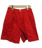 ラルフローレン RALPH LAUREN パンツ 11 赤 レッド タック入り 無地 スラッシュポケット /KK ■ECB002