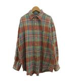 ラルフローレン RALPH LAUREN Tシャツ マルチカラー L チェック柄 ボタンダウンカラー 長袖 /RK ■ECB002