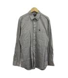 バーバリー BURBERRY シャツ L グレー ストライプ柄 レギュラーカラー 長袖 /KK ■ECB002