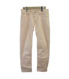 リーバイス Levi's デニム ジーンズ 24 ピンク 無地 フルレングス ボタンフライ /NP ■GY99