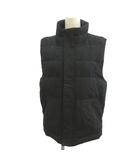 ギャップ GAP ダウンベスト ジャケット 上着 ウール S 黒 ブラック 立ち襟 袖なし キルティング /MD ■GY99