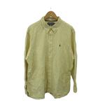 ラルフローレン RALPH LAUREN シャツ XXXL イエロー ストライプ柄 ボタンダウンカラー 長袖 /KV ■GY99