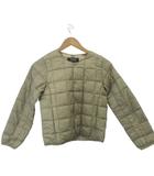 タイオン TAION ダウンジャケット 150 ベージュ キルティング ノーカラー 長袖 /NP ■GY99