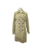 トレンチコート M ベージュ ダブルブレスト 無地 長袖 /NP ■GY99