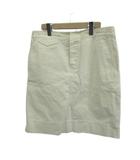 ラルフローレン RALPH LAUREN タイトスカート ひざ丈 大きいサイズ 7f 白 ホワイト /XZ ■GY99