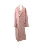 マウジー MOUSSY チェスターコート ウール 2 ピンク ダブルブレスト ラペルカラー 長袖 /KT ■ECC003