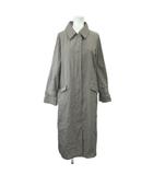 ナチュラルビューティー NATURAL BEAUTY コート 36 グレー 無地 レギュラーカラー 長袖 /KT ■ECC003