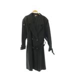 レリアン Leilian コート スプリング ダブル ロング 9 ブラック /HK ■ECC003