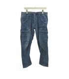 リーバイスプレミアム Levis PReMIUM デニム ジーンズ W30L30 ブルー カーゴポケット 膝切り替え ストレッチ /MD ■ECC003