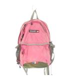 ミレー MILLET リュックサック デイパック キャンプ アウトドア用品 ピンク ロゴパッチ サイドメッシュポケット トリコロールタグ /CK3 ■GY99