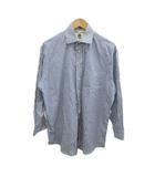 トミーヒルフィガー TOMMY HILFIGER シャツ 15.5-33 青 ブルー ストライプ柄 長袖 襟付き /YU ■GY99