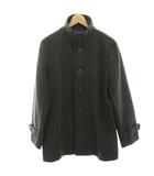 アイテムズ アーバンリサーチ ITEMS URBANRESEARCH スタンドカラーコート ウール混 ミドル 38 グレー WH77-1ZM003 /HN ■ECB003
