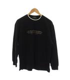 アーノルドパーマー Arnold Palmer トレーナー L 黒 ブラック 長袖 ラウンドネック ロゴ刺繍 /LP ■ECB003