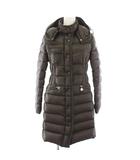 HERMINE エルミンヌ ダウンコート フーディ ロング 00 カーキ 420934933905 /KH ■ECD003