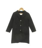 ザラ ZARA KIDS コート 子ども服(女の子用) 9 134cm 黒 ブラック テーラードカラー 長袖 フラップポケット /AO2 ■ECD003
