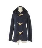 トミーヒルフィガー TOMMY HILFIGER スウェットダッフルコート S 紺 ネイビー フード付き 長袖 トグルボタン /CK35 ■ECD003