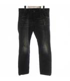 ディーゼル DIESEL DARRON REGULAR SLIM-TAPERED デニム ジーンズ W30L30 青 ブルー ダメージ加工 フルレングス WASH 0831J /GG ■ECD003