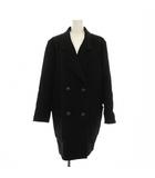 レリアン Leilian チェスターコート ダブルボタン ウール アウター ヴィンテージ 9 黒 ブラック 288-4832-1 /YM ■ECD003