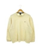 ナイキゴルフ NIKE GOLF ニット セーター ゴルフ ウール L ベージュ ロゴ刺繍 クルーネック 長袖 /AH23 ■ECD003