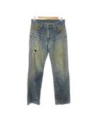 リーバイス Levi's 533 デニムパンツ ジーンズ ストレート ダメージ加工 ウォッシュ加工 32 青 ブルー /AH17 ■ECD003