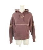 プーマ PUMA プルパーカー スウェット 裏起毛 スポーツウェア S ダークピンク /AH1 ■ECD003