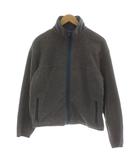 エルエルビーン L.L.BEAN フリースジャケット 上着  グレー ハイネック 長袖 ジップアップ /GP ■ECD003