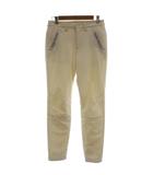 パーリーゲイツ PEARLY GATES ゴルフウェア ジョガーパンツ 0 アイボリー 無地 長ズボン 切り替えデザイン 055-1131102 /GG ■ECD003