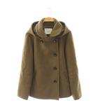 ショールカラー2WAYショートコート フード S ブラウン /MY ■OS ■ECD003