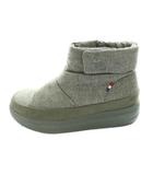 ルコックスポルティフ le coq sportif 厚底ショートブーツ US7.5 24cm グレー /SS ■OS ■ECE004