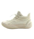 プーマ PUMA BASKETBALL バッシュ ハイカットスニーカー シューズ ワンカラー US9 27cm 白 ホワイト /BB ■ECE004